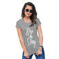 Novelty Tshirts Women Rise And Slay Women's T-Shirt X-Large Light Grey