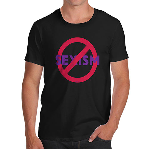 Funny Tshirts For Men No Sexism Men's T-Shirt Large Black