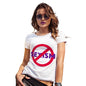 Womens Humor Novelty Graphic Funny T Shirt No Sexism Women's T-Shirt Small White