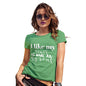 Womens T-Shirt Funny Geek Nerd Hilarious Joke I Like My Liner As Dark As My Soul Women's T-Shirt X-Large Green