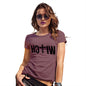 Womens Funny T Shirts Witch Cross Women's T-Shirt Large Burgundy