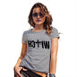 Womens T-Shirt Funny Geek Nerd Hilarious Joke Witch Cross Women's T-Shirt Small Light Grey