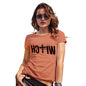 Funny Shirts For Women Witch Cross Women's T-Shirt Large Orange