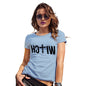 Funny Gifts For Women Witch Cross Women's T-Shirt Medium Sky Blue