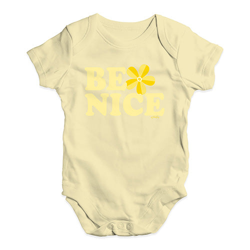 Be Nice Baby Unisex Baby Grow Bodysuit