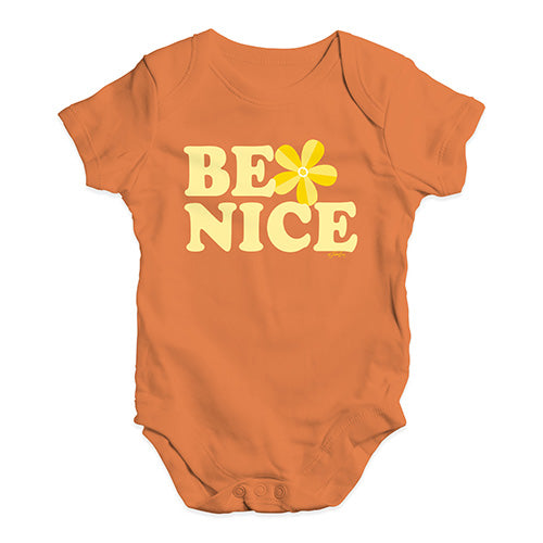 Be Nice Baby Unisex Baby Grow Bodysuit