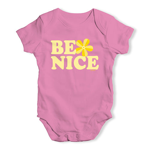 Be Nice Baby Unisex Baby Grow Bodysuit