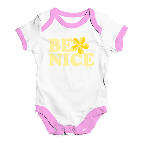 Be Nice Baby Unisex Baby Grow Bodysuit