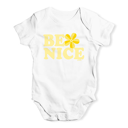 Be Nice Baby Unisex Baby Grow Bodysuit