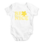 Be Nice Baby Unisex Baby Grow Bodysuit