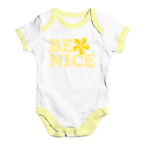 Be Nice Baby Unisex Baby Grow Bodysuit