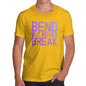 Novelty Tshirts Men Funny Bend But Never Break Men's T-Shirt Small Yellow