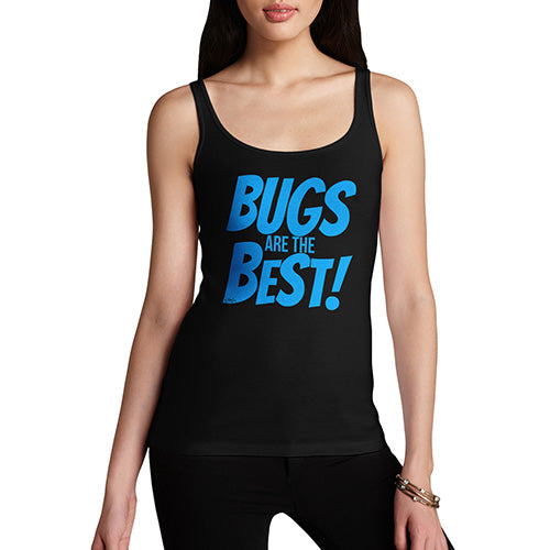 Womens Novelty Tank Top Christmas Bugs Are The Best! Women's Tank Top Large Black