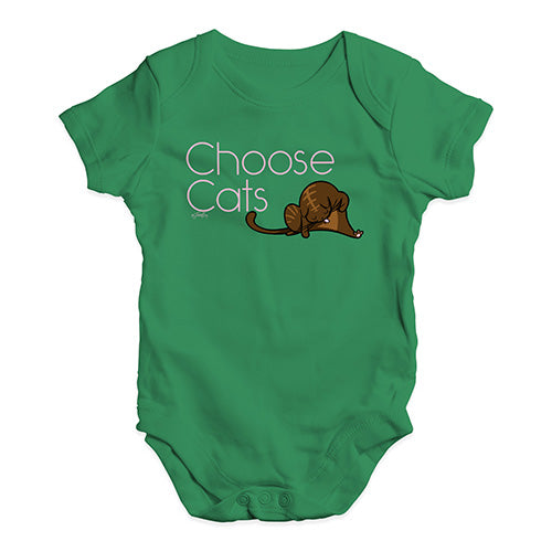 Choose Cats Baby Unisex Baby Grow Bodysuit