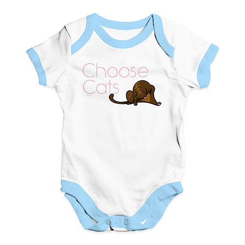 Choose Cats Baby Unisex Baby Grow Bodysuit