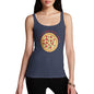 Funny Tank Top For Mom Cut My Life Into Pizza Women's Tank Top Medium Navy