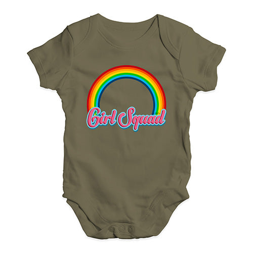 Girl Squad Rainbow Baby Unisex Baby Grow Bodysuit