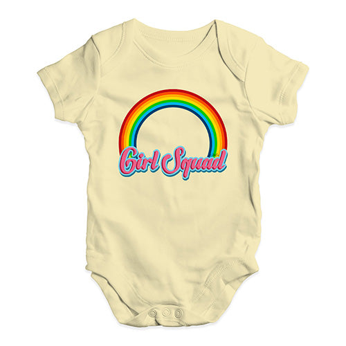 Girl Squad Rainbow Baby Unisex Baby Grow Bodysuit