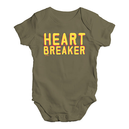 Heart Breaker Baby Unisex Baby Grow Bodysuit