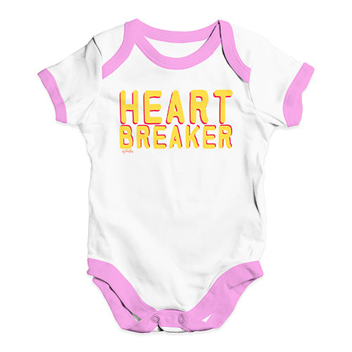 Heart Breaker Baby Unisex Baby Grow Bodysuit