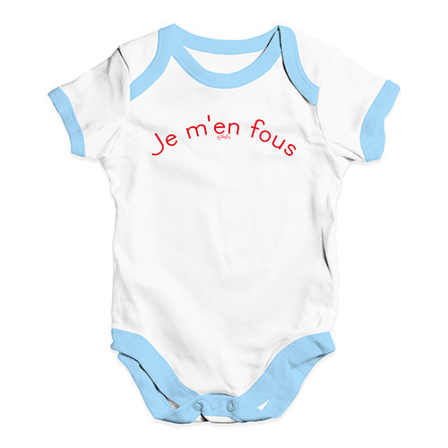 Je M'en Fous Baby Unisex Baby Grow Bodysuit