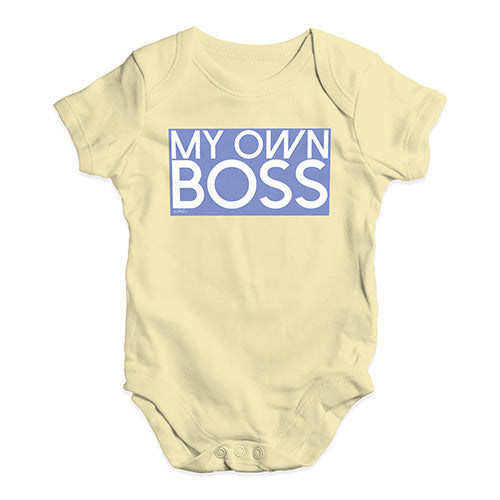 My Own Boss Baby Unisex Baby Grow Bodysuit