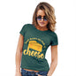 Novelty Tshirts Women Dreams Are Made Of Cheese Women's T-Shirt Medium Bottle Green