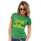 Funny T-Shirts For Women Tell Me How Lucky I Am Women's T-Shirt X-Large Green