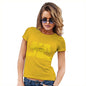 Womens T-Shirt Funny Geek Nerd Hilarious Joke Tell Me How Lucky I Am Women's T-Shirt Small Yellow