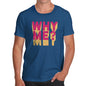 Funny Tshirts For Men Why Me? Men's T-Shirt Small Royal Blue