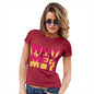 Womens T-Shirt Funny Geek Nerd Hilarious Joke Why Me? Women's T-Shirt X-Large Red