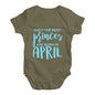 The Best Princes Are Born In April Baby Unisex Baby Grow Bodysuit