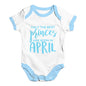 The Best Princes Are Born In April Baby Unisex Baby Grow Bodysuit