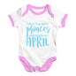 The Best Princes Are Born In April Baby Unisex Baby Grow Bodysuit