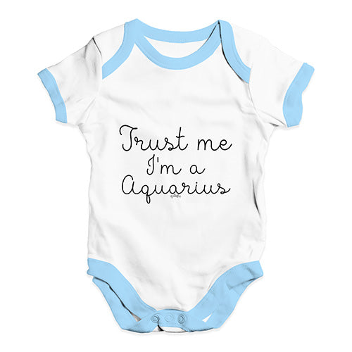 Trust Me I'm An Aquarius Baby Unisex Baby Grow Bodysuit