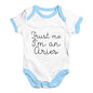 Trust Me I'm An Aries Baby Unisex Baby Grow Bodysuit