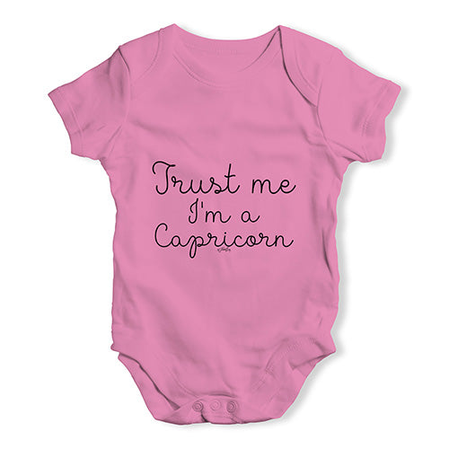 Trust Me I'm A Capricorn Baby Unisex Baby Grow Bodysuit