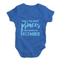 The Best Princes Are Born In December Baby Unisex Baby Grow Bodysuit