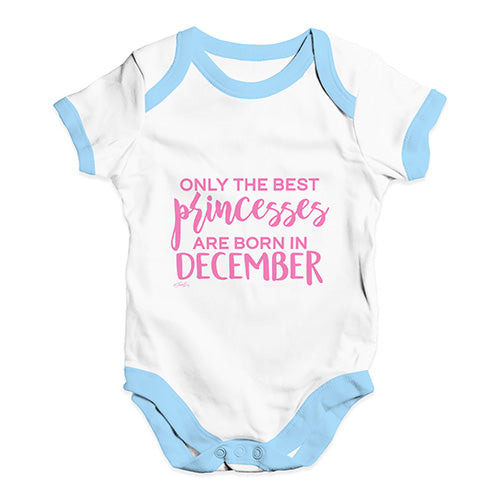 The Best Princesses Are Born In December Baby Unisex Baby Grow Bodysuit