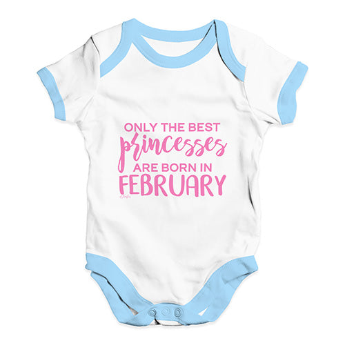 The Best Princesses Are Born In February Baby Unisex Baby Grow Bodysuit