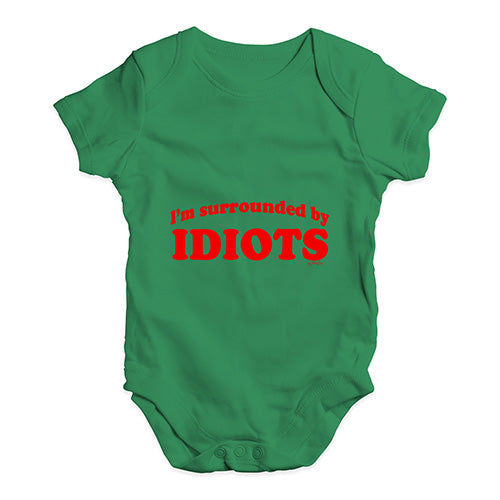 I'm Surrounded By Idiots Baby Unisex Baby Grow Bodysuit