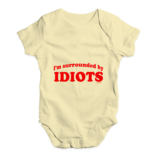 I'm Surrounded By Idiots Baby Unisex Baby Grow Bodysuit