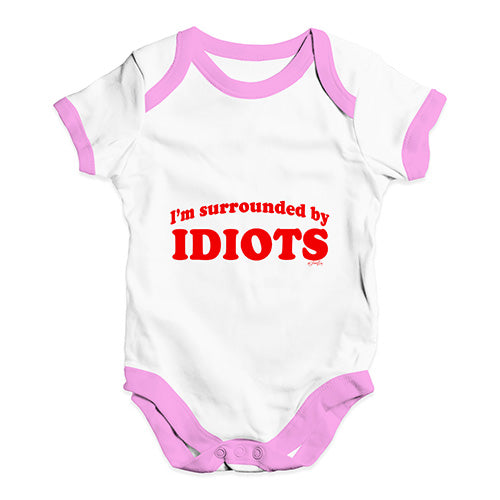 I'm Surrounded By Idiots Baby Unisex Baby Grow Bodysuit