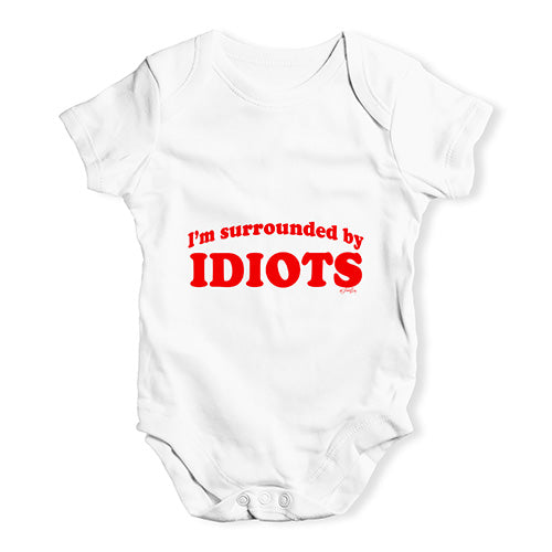 I'm Surrounded By Idiots Baby Unisex Baby Grow Bodysuit