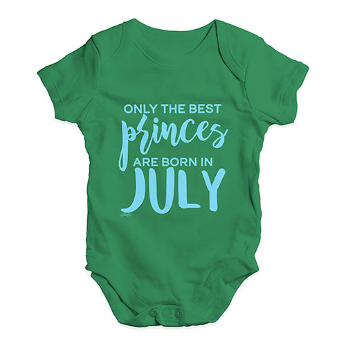 The Best Princes Are Born In July Baby Unisex Baby Grow Bodysuit