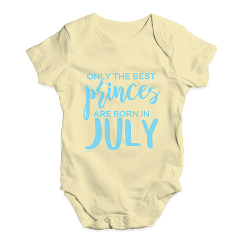 The Best Princes Are Born In July Baby Unisex Baby Grow Bodysuit