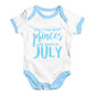 The Best Princes Are Born In July Baby Unisex Baby Grow Bodysuit