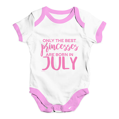 The Best Princesses Are Born In July Baby Unisex Baby Grow Bodysuit