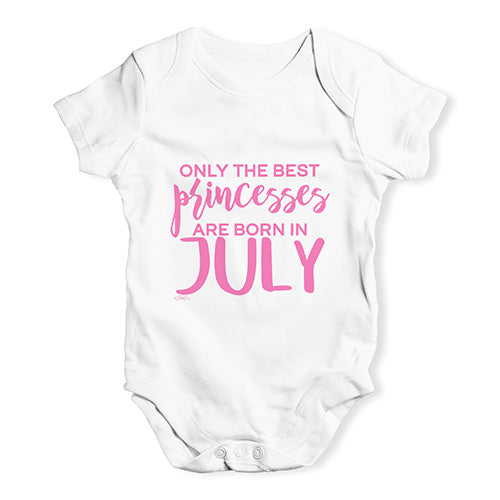 The Best Princesses Are Born In July Baby Unisex Baby Grow Bodysuit