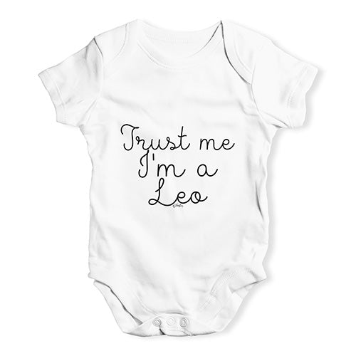 Trust Me I'm A Leo Baby Unisex Baby Grow Bodysuit